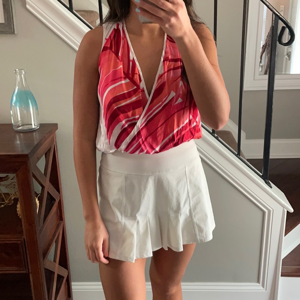 2000’s Bebe Halter Style Palm Leaf Top